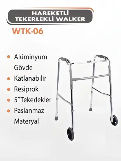 Hareketli Tekerlekli Walker