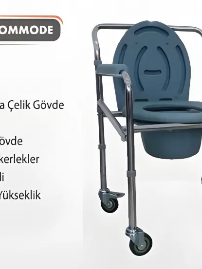 Tekerlekli Commode