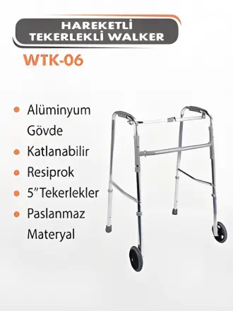 Hareketli Tekerlekli Walker